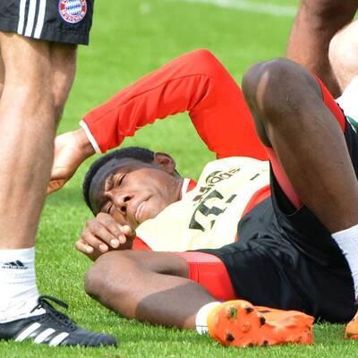 Alaba verletzte sich im Training