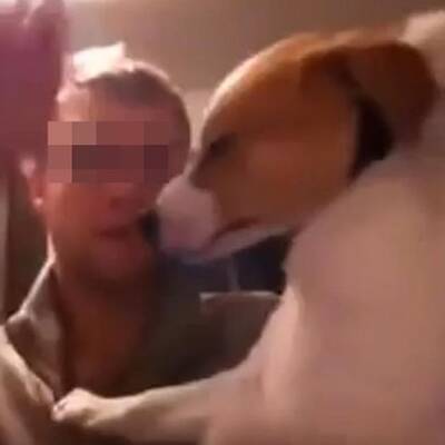 So quälte er den Welpen