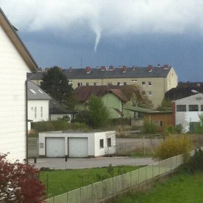 Beinahe-Tornado über Perg