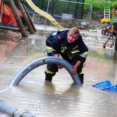 Unwetter im Bezirk Krems
