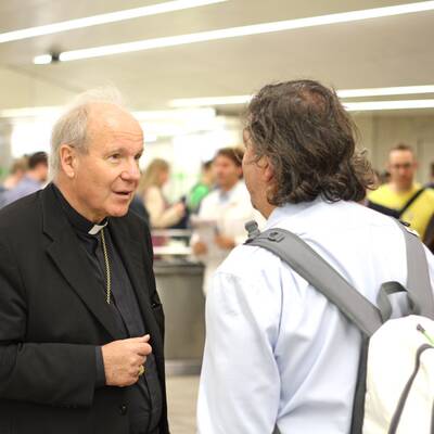 Kardinal Schönborn bereitet den Wienern einen guten Morgen