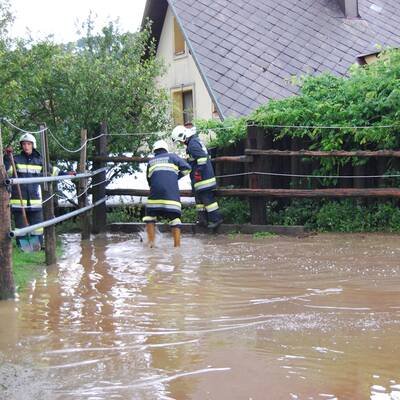 Wassermassen und Stromausfall