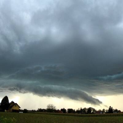 Winterlandschaft nach Hagel