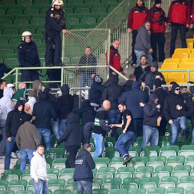 Wiener Derby: Randale auf der Tribüne