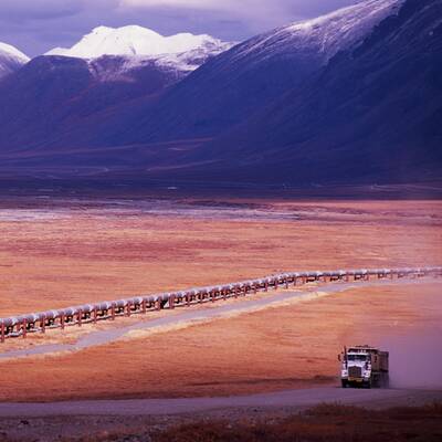 Fast kein Mensch entlang des Weges