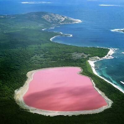 Hier befindet sich der See