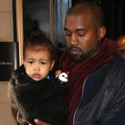 Papa Kanye holt Nori vom Kinderclub ab
