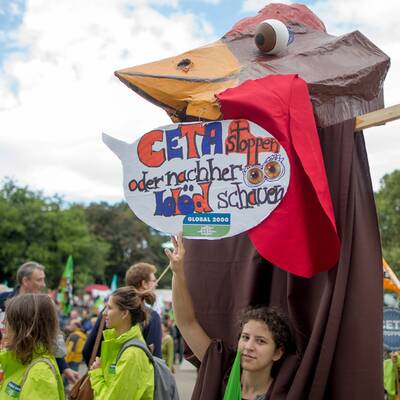 Demo gegen CETA und TTIP