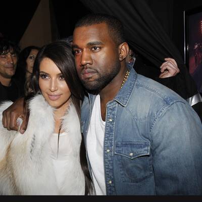 Kim Kardashian @ Kanye West Fashion Show 