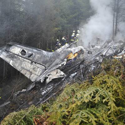 Kleinflugzeug in Tirol abgestürzt