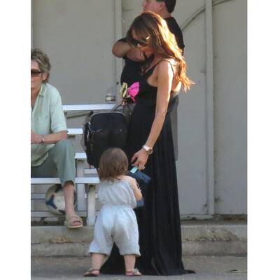 Posh: Auch am Fussball-Platz eine Styling-Queen 