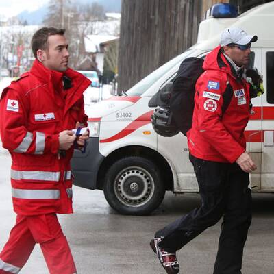 Tina Maze sichtlich geschockt von Vonn-Sturz