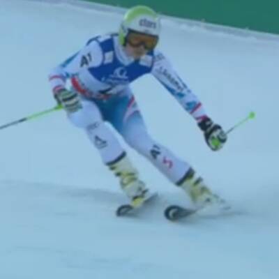 Die Bilder des Damen Riesentorlaufes