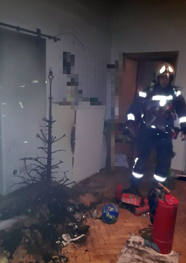 Mehere Christbaumbrände in Wien