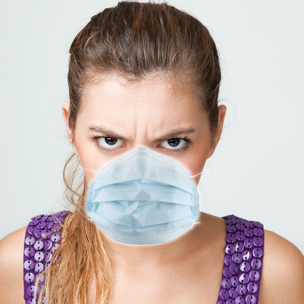 Mimik mit Maske