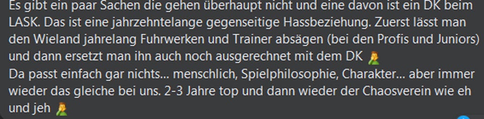 LASK: Aufstand gegen Kühbauer