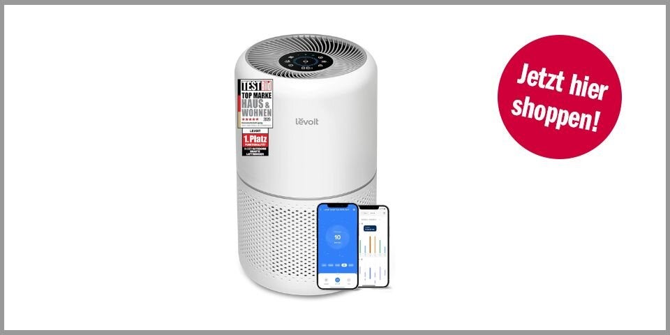 Shopping Channel Allergie Saison  LEVOIT Luftreiniger mit HEPA-Filter