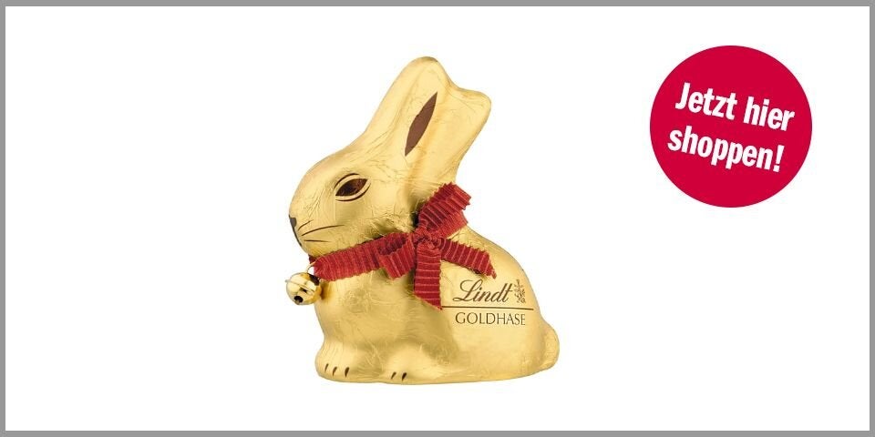 Lindt Schokolade Goldhase (100 g) – für 3,83 Euro bei Amazon* 