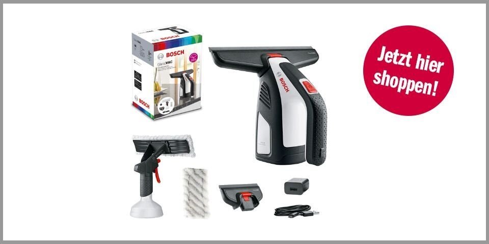 Shopping CH Frühling Bosch Akku Fenstersauger GlassVAC