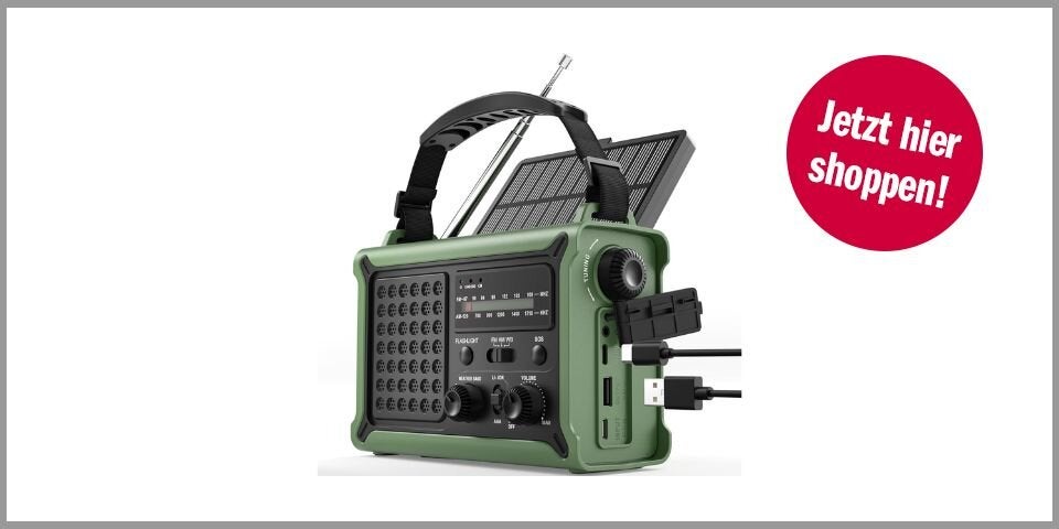 Shopping CH Notfallradio ROCAM Kurbelradio