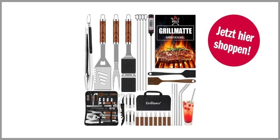 Shopping CH Grillzubehör Grilliance BBQ Grillbesteck-Set
