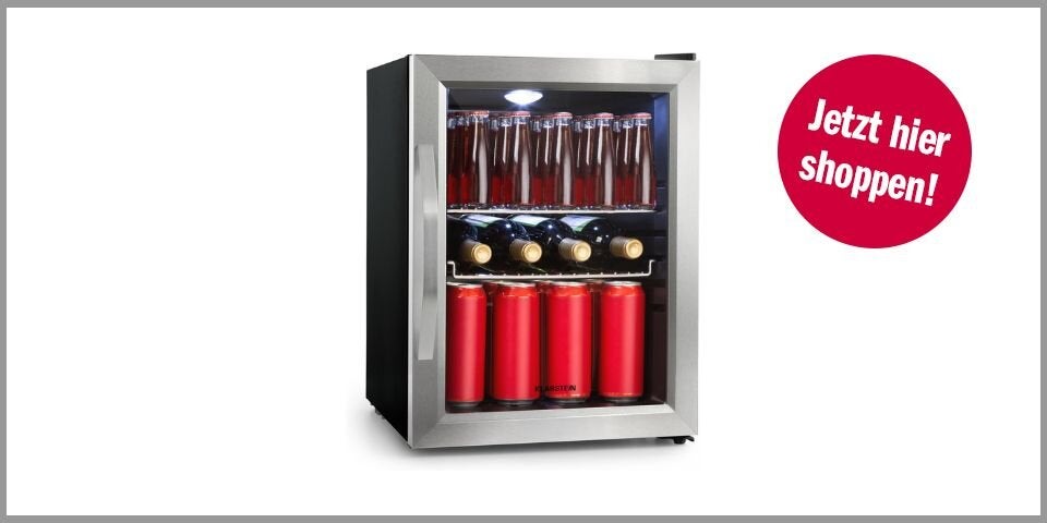 Shopping CH Mini-Kühlschränke Klarstein Mini-Kühlschrank mit Glastür