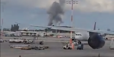 Rakete schlägt am Flughafen von Tel Aviv ein