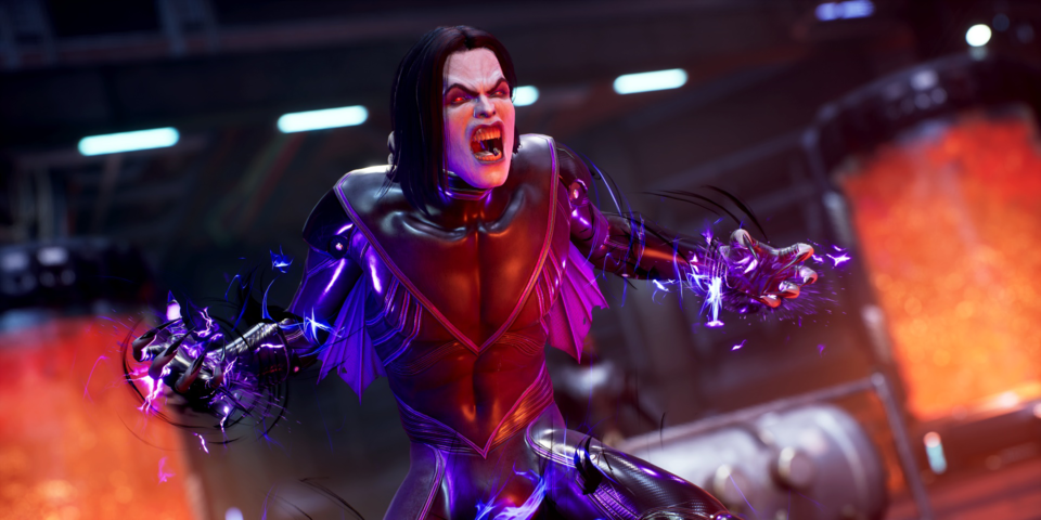 Morbius entblößt seine Zähne im neuen Marvel's Midnight Suns DLC, der ab heute erhältlich ist