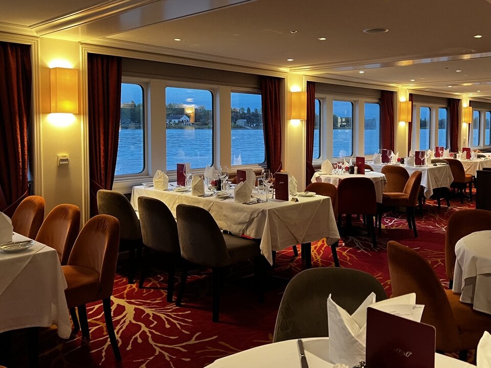 Restaurant auf der MS Charles Dickens