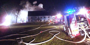 Feuerwerkskörper löste Großbrand aus