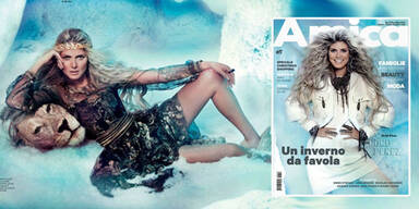 Heidi Klum als wilde Eisprinzessin