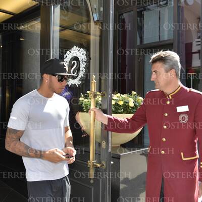 Lewis Hamilton in Wien