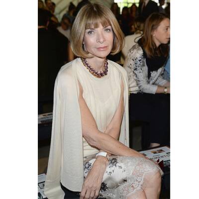Anna Wintour bei der Fashion-Week in Mailand 