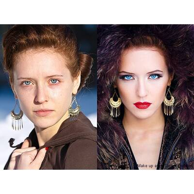 Vadim Andreevs Vorher-Nachher Make Up