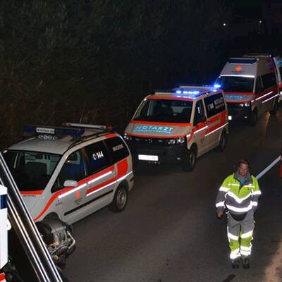 Bilder: Verletzte bei Unfall mit Reh