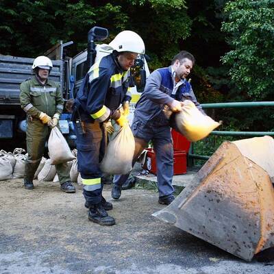 Unwetter im Bezirk Krems