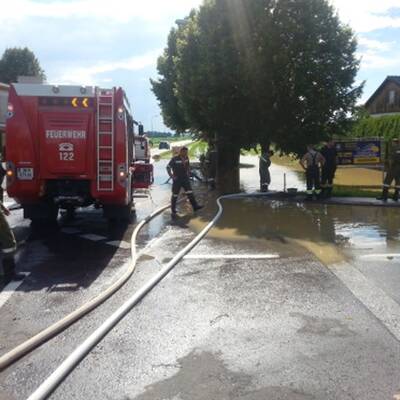 Unwetter-Großeinsatz im Bezirk Jennersdorf