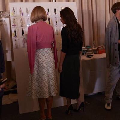 Das Team hinter der Versace Modenschau 