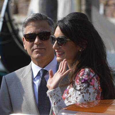 George Clooney & Amal: Die ersten Fotos nach der Hochzeit