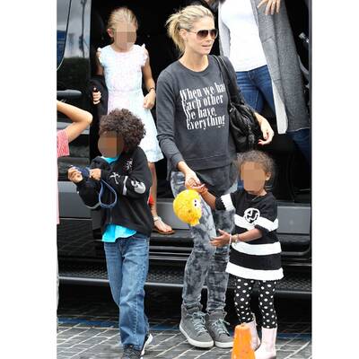 Heidi Klum mit ihren Kids in L.A 