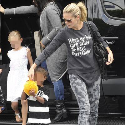 Heidi Klum mit ihren Kids in L.A 