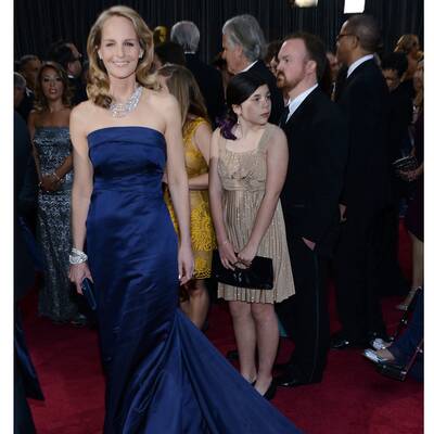 Helen Hunt trägt bei den Oscars H&M-Kleid