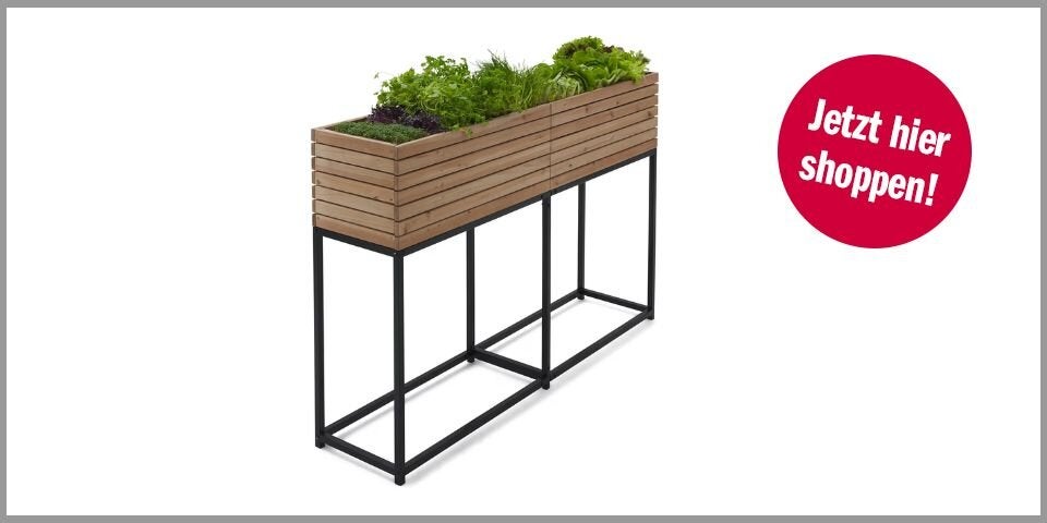 Shopping Channel Balkonfrühling Schlankes Hochbeet „Elin“