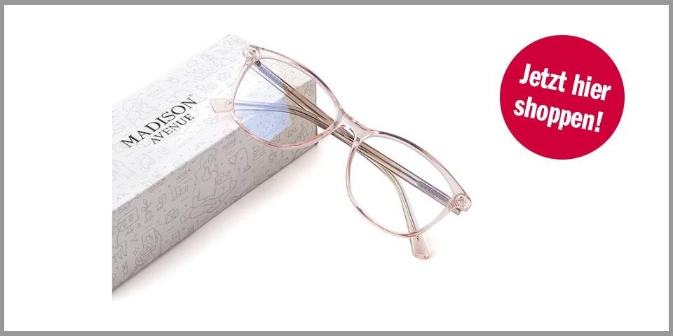 Madison Avenue Blaulichtfilter-Brille Damen – für 20,16 Euro bei Amazon* 