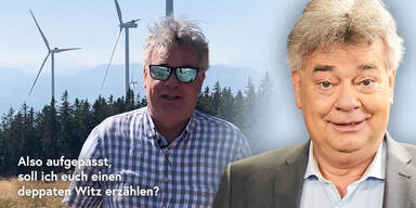 Gr&uuml;ner Vizekanzler Kogler macht sich &uuml;ber Windr&auml;der lustig