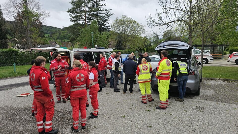 Rettungseinsatz in Payerbach