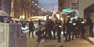 &Uuml;berfall Supermarkt Wilheminenstra&szlig;e