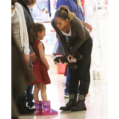 Jennifer Lopez mit Kindern beim Shopping