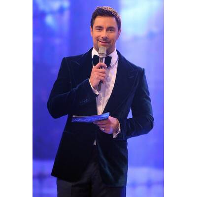 Luca bei der Verkündung des Siegers