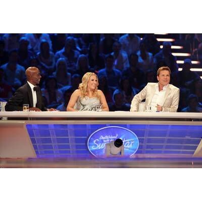 Luca bei der Verkündung des Siegers